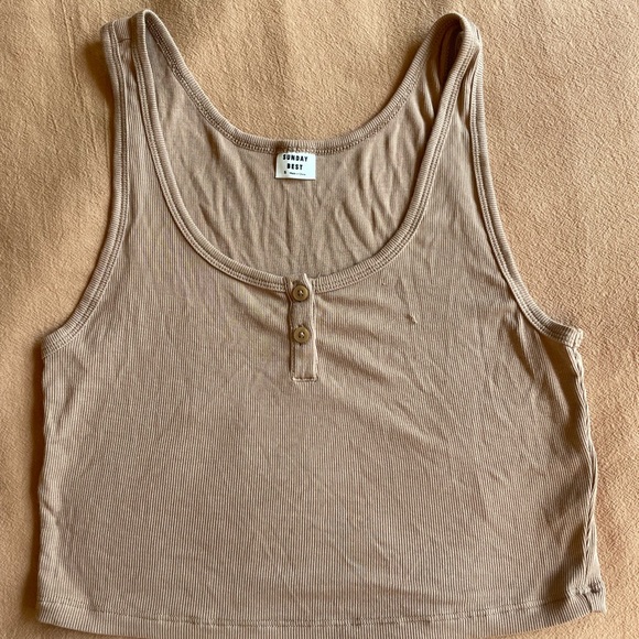 Sunday Best Ribbed Tank - Picture 1 of 2